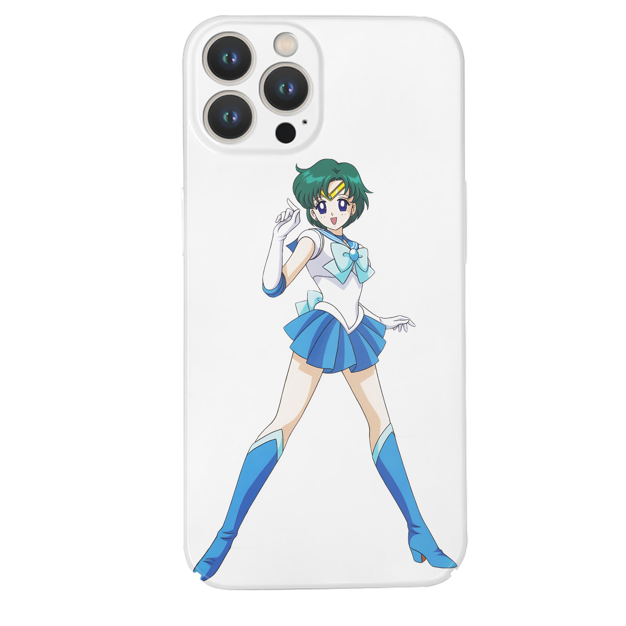（画像用） 美少女戦士セーラームーン 海王 みちる（かいおう みちる） Sailor Moon Kaiou Michiru 【iPhone 14シリーズ対応】ハードケース